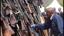 Autoridades kenianas destruyen más de 5.000 armas ilegales