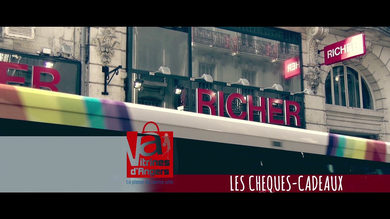 Offrez des chèques-cadeaux VITRINES D'ANGERS