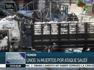 Mueren 16 personas en un ataque saudí al sur de Yemen
