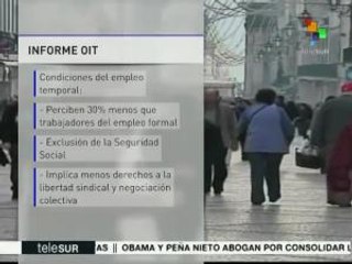 OIT advierte sobre aumento de la precarización laboral en el mundo
