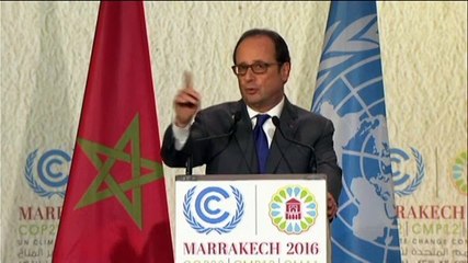 Climat : "Les Etats-Unis doivent respecter les engagements pris" à Paris, lance François Hollande