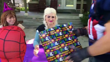 Elsa Kisses Joker Get Married Prank With Two Spidermans Fun Superhero Kids In Real Life In 4K