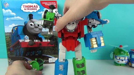 Transformer Thomas Toy Train Engine Review Video for Kid, Thomas Friends Robot Train