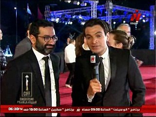 إطلالة مثيرة لهيدى كرم على سجادة مهرجان القاهرة السينمائي