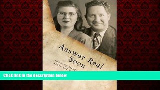 READ book  Answer Real Soon  FREE BOOOK ONLINE