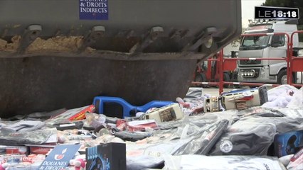 62 000 contrefaçons détruites, la douane marseillaise passe à l'attaque