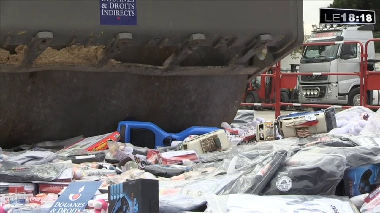 62 000 contrefaçons détruites, la douane marseillaise passe à l'attaque