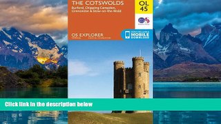 Books to Read  OL45 The Cotswolds, Burford, Chipping Campden, Cirencester   Stow-on-the Wold 1:25K