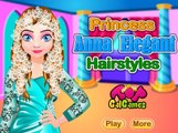 Princess Anna Elegant Hairstyles: Disney princess Frozen - Best Baby Games - Games For Girls