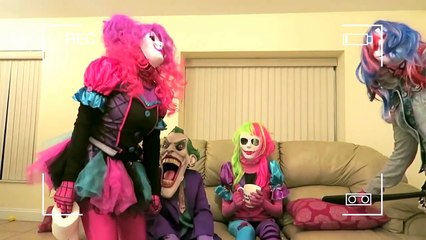 JOKER SQUAD Spiderman vs Joker w Joker Girl Frozen Elsa Mini Joker Queen Of Jokes Mad Joker