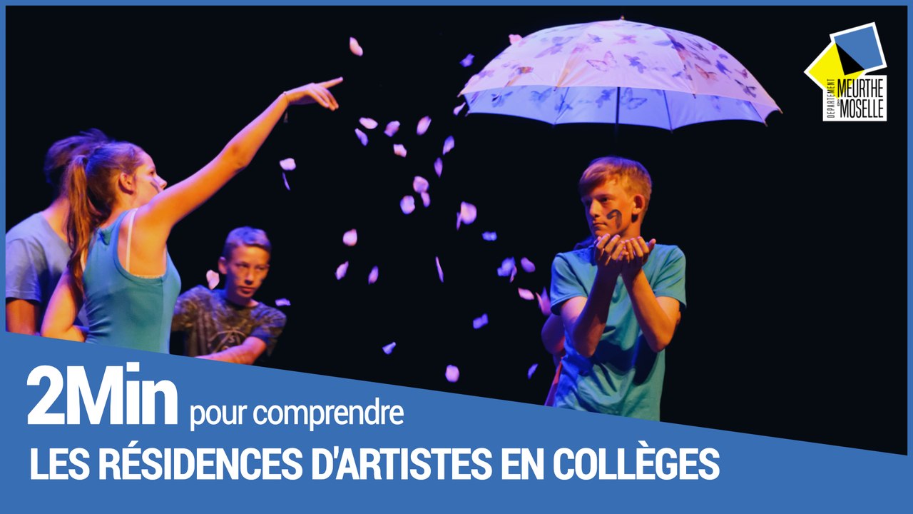 2 minutes pour comprendre les résidences d’artistes en collèges