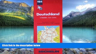 Big Deals  Michelin Main Road Map: Germany/Deutschland/1999 (Michelin Map, 984)  Best Seller Books