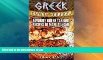 Big Deals  Greek Takeout Cookbook: Favorite Greek Takeout Recipes to Make at Home  Best Seller