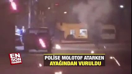 Adana'da Polise Saldıran Hain Böyle Vuruldu!