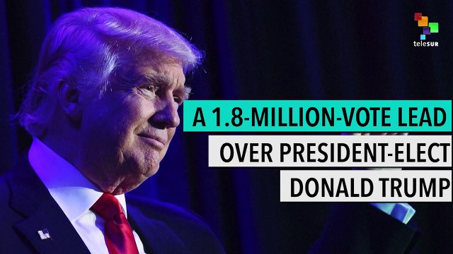 Clinton Leads Trump by 1.8 Million Votes as Counting Continues