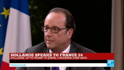 EXCLUSIVE - François Hollande: "Europe needs to ensure its own defence, its security"