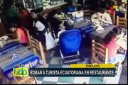 Chiclayo: roban a turista ecuatoriana en restaurante