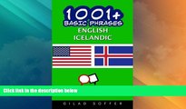 Must Have PDF  1001  Basic Phrases English - Icelandic  Best Seller Books Best Seller
