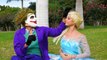 Spiderman vs Joker vs Frozen Elsa Spiderman Rescues in Real Life Fun Superheroes Movie