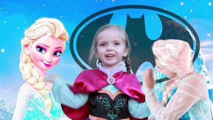 Скачать видео: Superheroes Finger Family Song w/ Frozen Elsa and Anna vs Spiderman and SpiderGirl Funny Superheroes