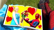 Spiderman & Frozen Elsa Break Up? Joker POO PRANK w/ Spiderman in Real Life Superheroes