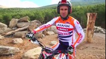 L’entraînement du pilote de trial Toni Bou