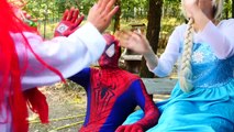 Frozen Elsas GROSS FEET! w/ Spiderman Doctor! Elsa Drink Potion Superhero Fun :)