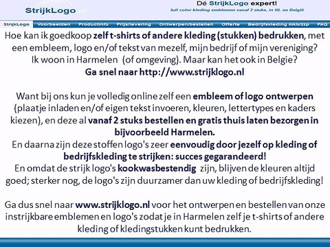 Zelf kleding bedrukken Harmelen