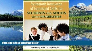 Choose Book Systematic Instruction of Functioal Skills for Students and Adults With Disabilities