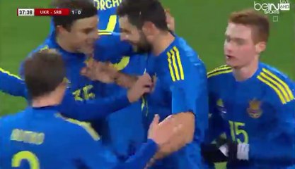 Yevgeniy SHAKHOV Goal - Ukraine 1-0 Serbia - (15/11/2016)