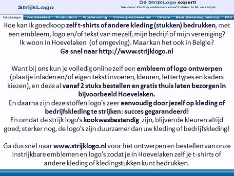 Zelf kleding bedrukken Hoevelaken