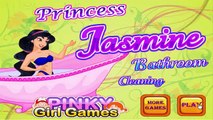 Disney Princess Jasmine Games - Princess Jasmine Bathroom Cleaning - Disney Princess Games for Girls
