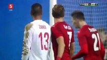 1-1 Nicolai Jorgensen Goal HD - Czech Republic 1-1 Denmark - 15.11.2016