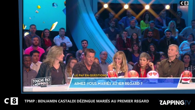 TPMP – Mariés au premier regard : Benjamin Castaldi furieux, il dézingue l’émission (Vidéo)