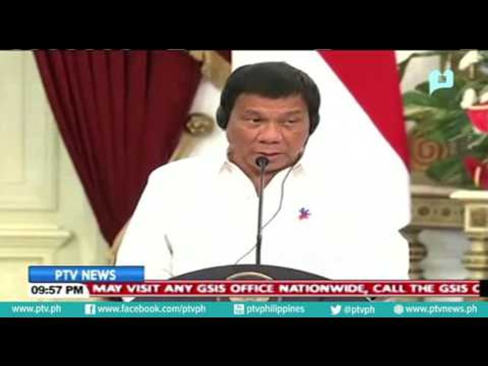 Pres. Duterte visit to Indonesia was highlighted by his meeting with Pres. Joko Widodo