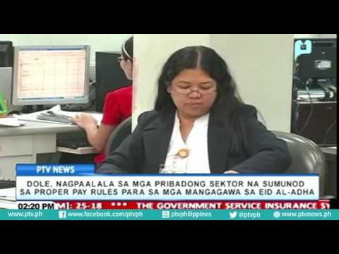 DOLE, nagpaalala sa mga pribadong sektor na sumunod sa proper pay rules para sa mga mangagawa