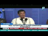 Pres. Duterte meets Filipinos expartiates in Indonesia