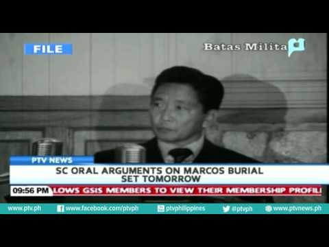 SC oral arguments on Marcos burial set tomorrow