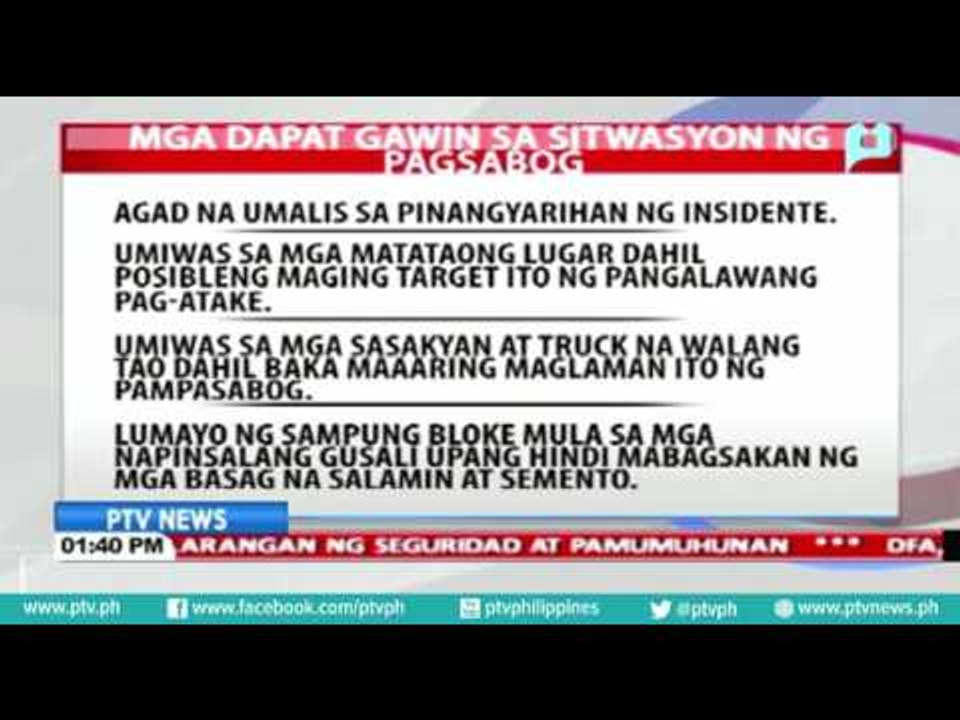 Laging Handa PH, naglabas ng bagong advisory