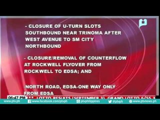 Mga motorista, inaabisuhan na ng IACT kaugnay sa ipapatupad na traffic scheme sa kahabaan ng EDSA