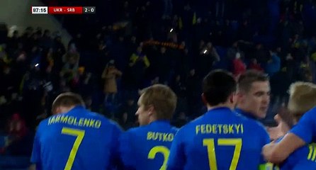 Yarmolenko A. (Penalty) Goal HD Ukraine 2 - 0 Serbia 15.11.2016 Friendly International