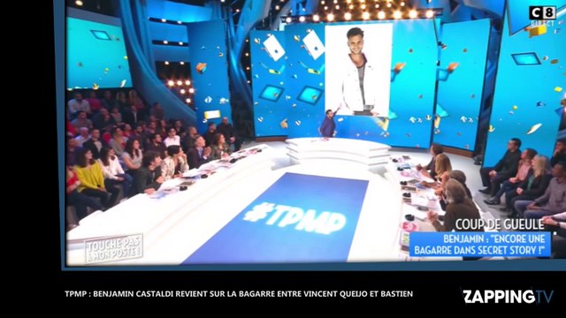 TPMP : Benjamin Castaldi revient sur la bagarre entre Vincent Queijo et Bastien