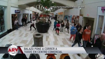 Una balacera provocó pánico en centro comercial