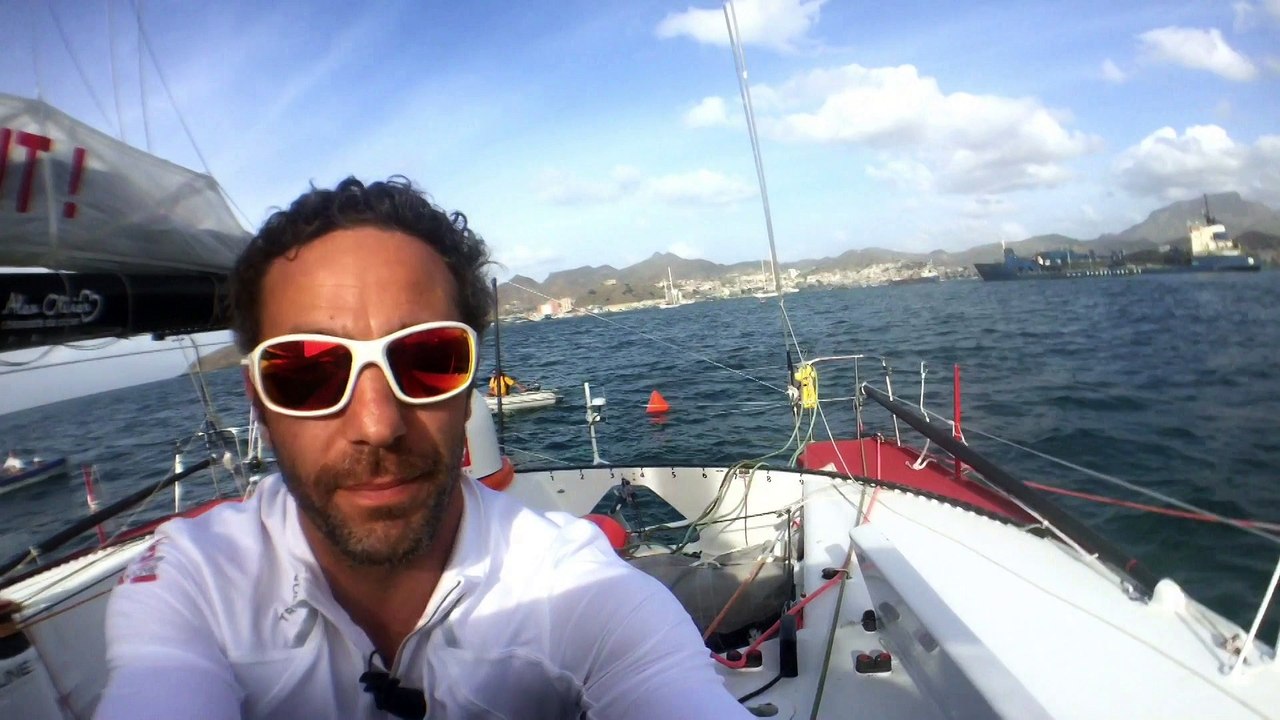 Départ de Mindelo pour Tanguy de Lamotte / Vendée Globe
