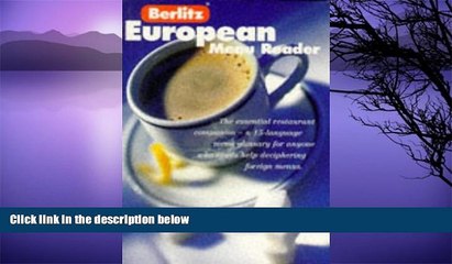 Download Video: Deals in Books  Berlitz European Menu Reader (Berlitz European Guides)  Premium Ebooks Online Ebooks