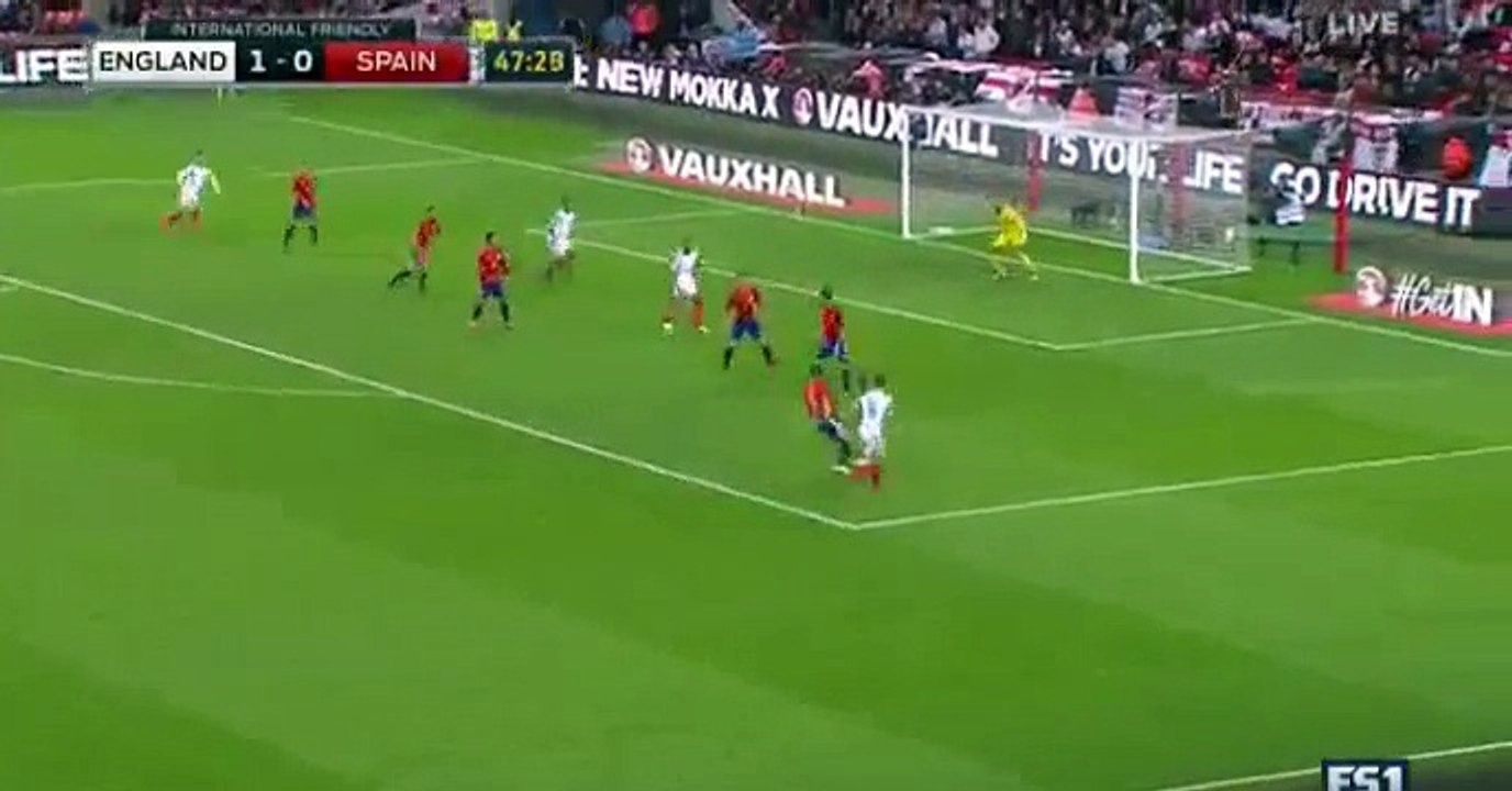 Jamie Vardy Goal - England 2-0 Spain  15.11.2016 HD