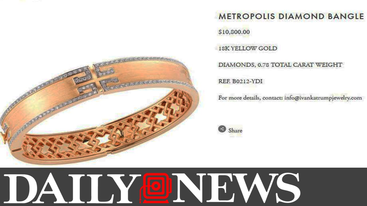 Jewelry Company Apologizes For Hawking Ivanka Trump’s Bracelet From ‘60 Minutes’ Interview