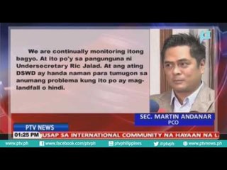 Malacañang, tiniyak ang patuloy na pagbabantay sa bagyong Helen