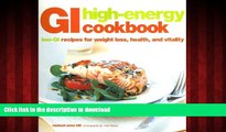 Best books  GI High-Energy Cookbook: Low-GI Recipes for Weight Loss, Health, and Vitality