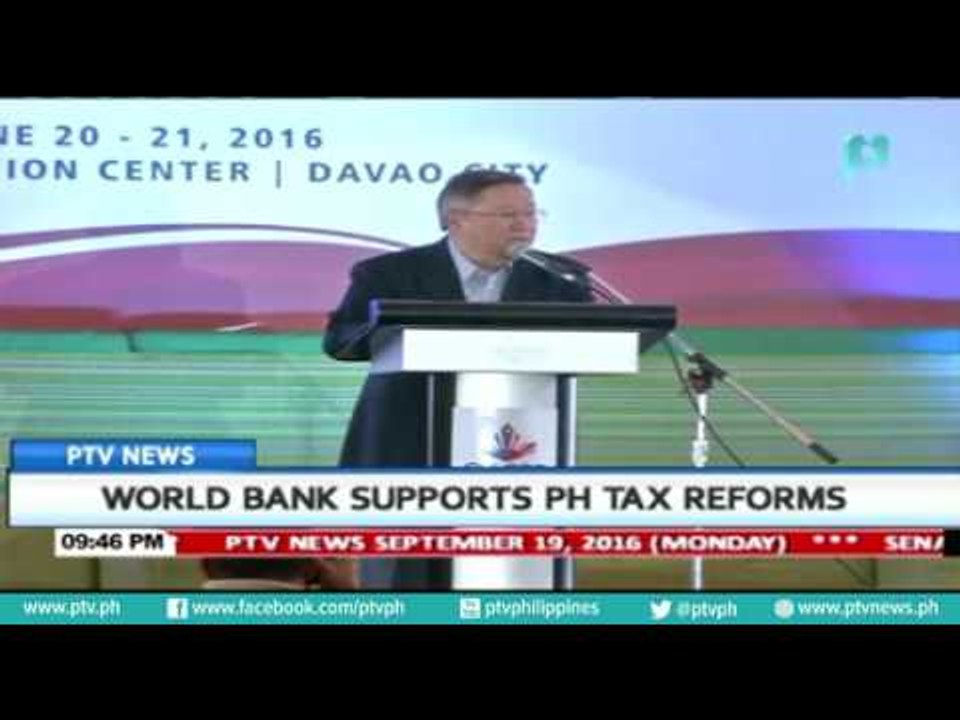 World Bank supports PH tax reforms